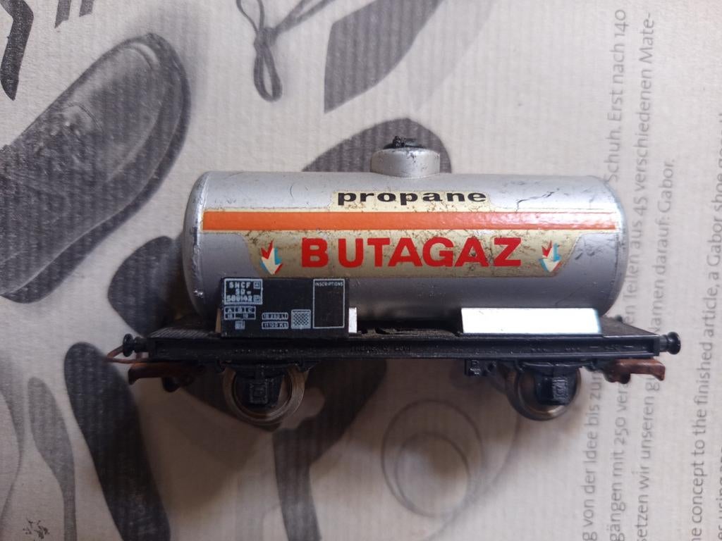 Jouef ketelwagon butagaz, Ophalen of Verzenden, Gelijkstroom, Wagon, LGB
