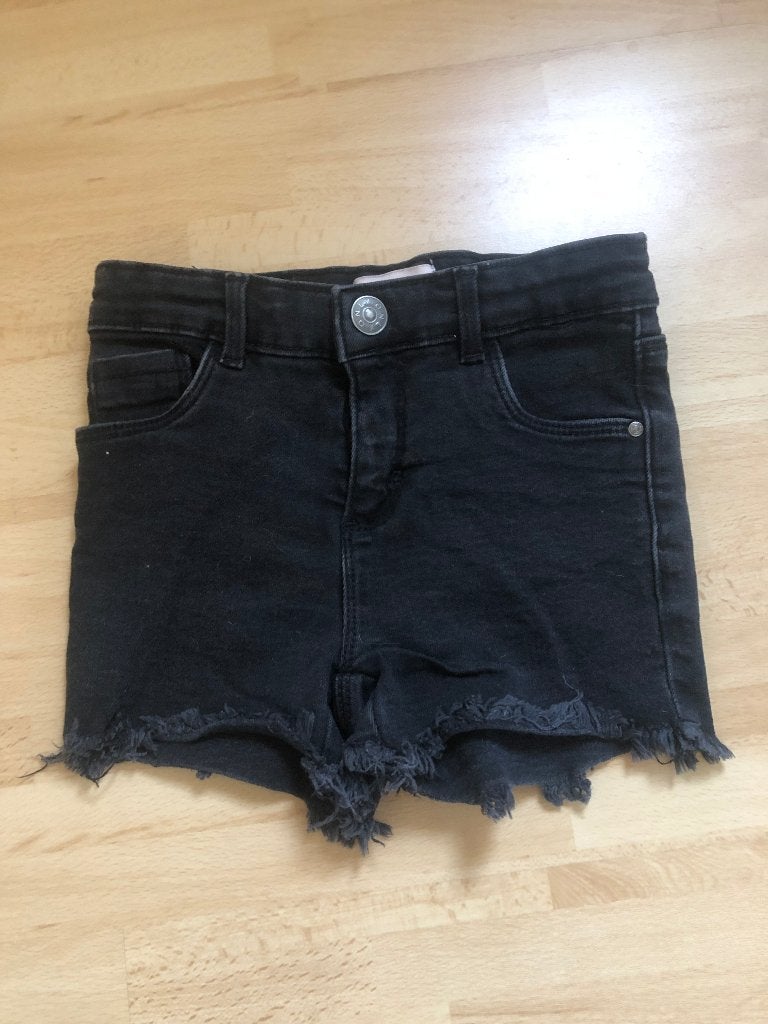 Spijkershort zwart (kind, maat 128), Kinderen en Baby's, Kinderkleding | Maat 128, Broek, Gebruikt, Meisje, Kids Only