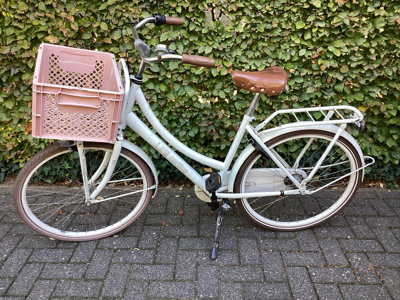 Meisjesfiets met kratje, Terugtraprem, Gebruikt, Versnellingen, Ophalen