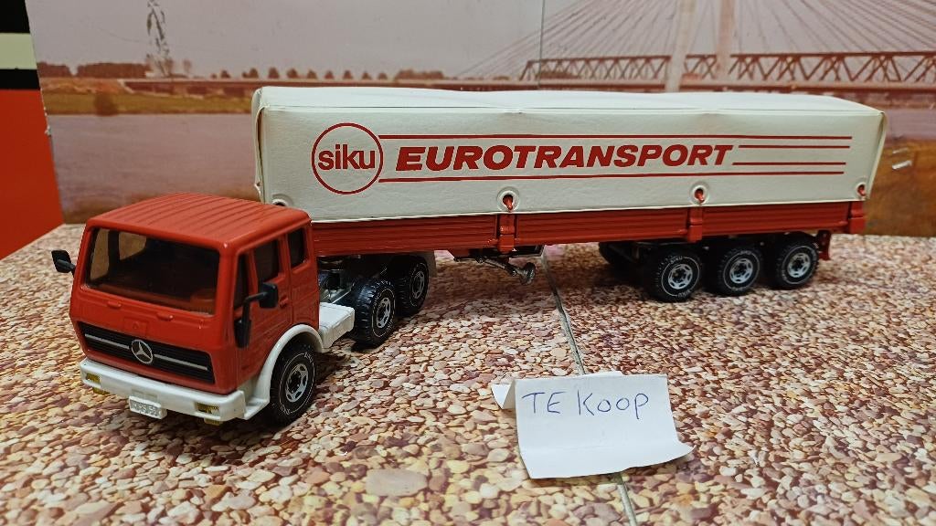 siku Mercedes 2232 Eurotransporter, Ophalen of Verzenden, Zo goed als nieuw, Bus of Vrachtwagen, SIKU