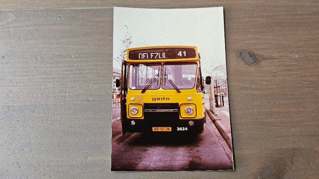 Foto BUS GADO Groningen 3624, Verzenden, Gebruikt, Bus of Metro, Overige typen