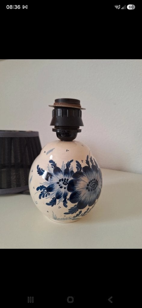 Tafellamp Delftsblauw, Antiek en Kunst, Antiek | Keramiek en Aardewerk, Ophalen of Verzenden