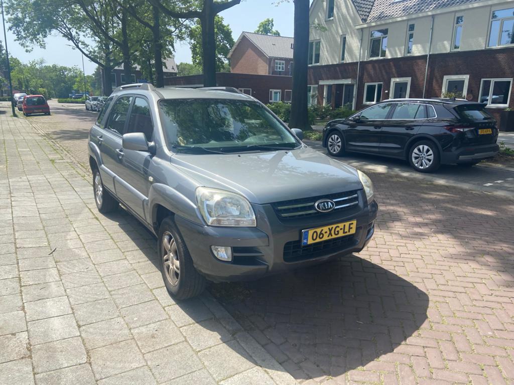 Kia Sportage 2.0 2WD 2007 Grijs, Auto's, Kia, 1442 kg, Stof, 4 cilinders, Origineel Nederlands