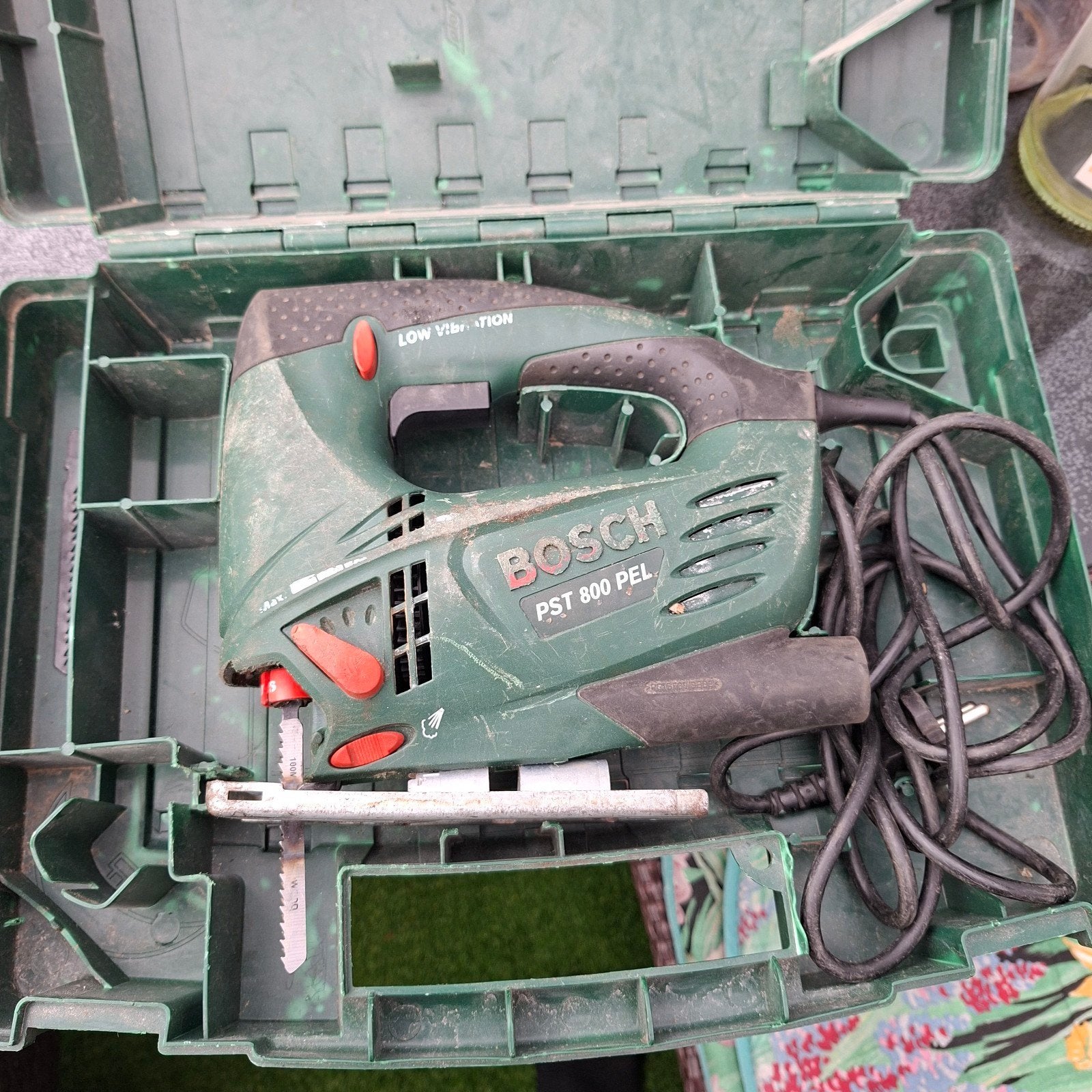 Bosch PST 800 PEL decoupeerzaag in koffer, Ophalen of Verzenden, Gebruikt