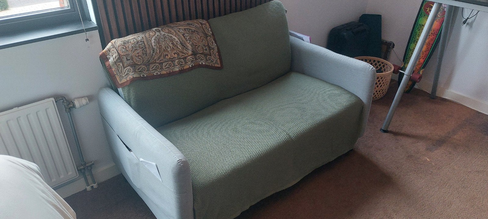 Tweepersoons bankje Ikea, Ophalen, Gebruikt, Tweepersoons, 75 tot 100 cm