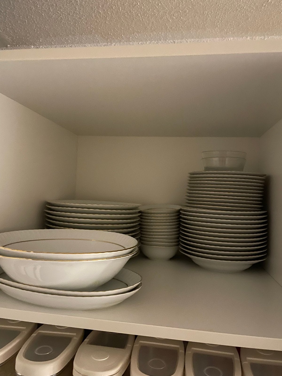 Kütahya Porselein Servies - Wit met Gouden Rand, Overige merken, Klassiek, Ophalen of Verzenden, Zo goed als nieuw