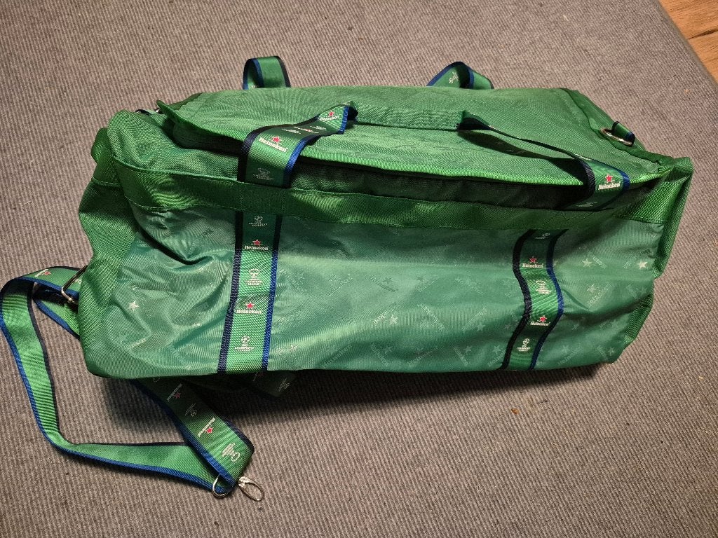 Heineken UEFA Champions League Reistas - Groen, 30 cm of meer, Nieuw, Ophalen of Verzenden, 60 tot 80 cm
