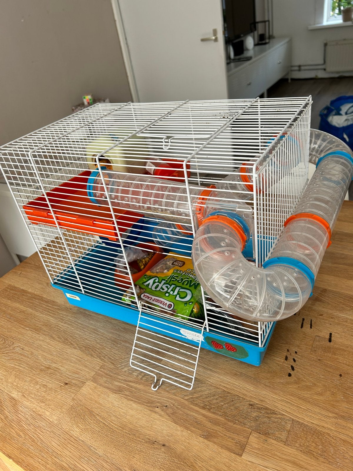 Hamster kooi, Kooi, Minder dan 75 cm, Zo goed als nieuw, Hamster
