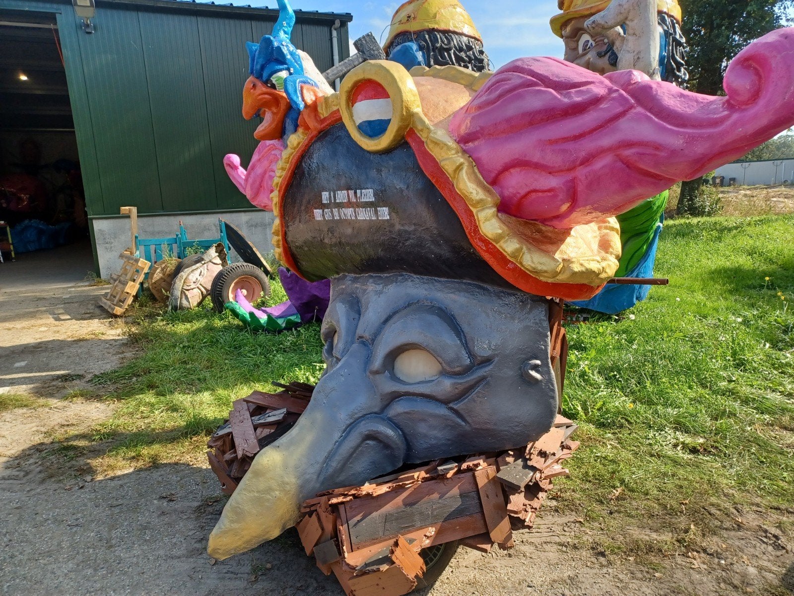 polyester actiewagen carnavalswagen, Ophalen of Verzenden