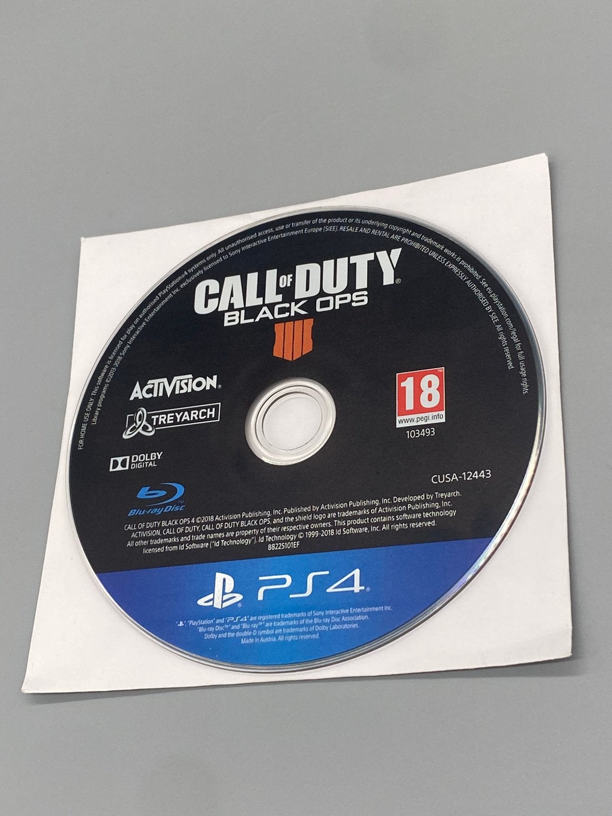 Call of Duty Black Ops IIII - PlayStation 4 PS4 - Disc Only, Online, Vanaf 18 jaar, Shooter, Activision