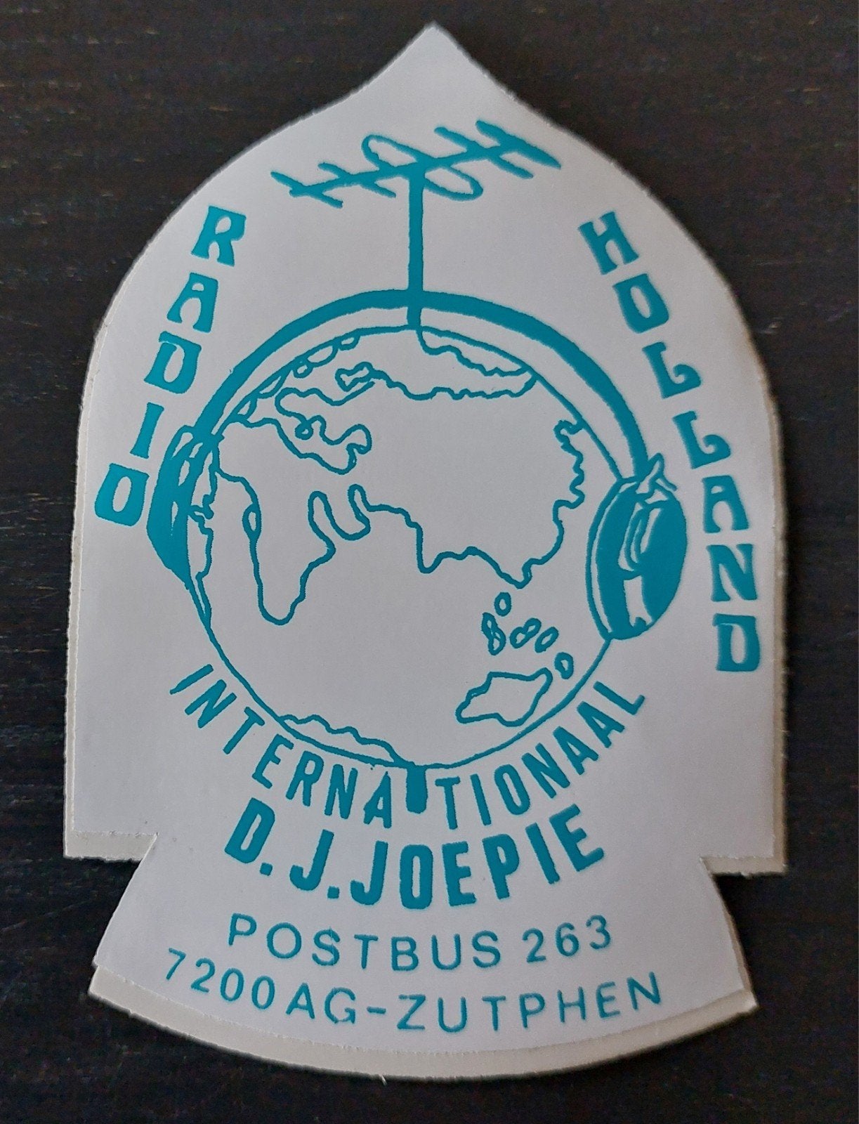 Sticker Radio Holland DJ Joepie Zutphen piratenzender, Verzamelen, Ophalen of Verzenden, Gebruikt