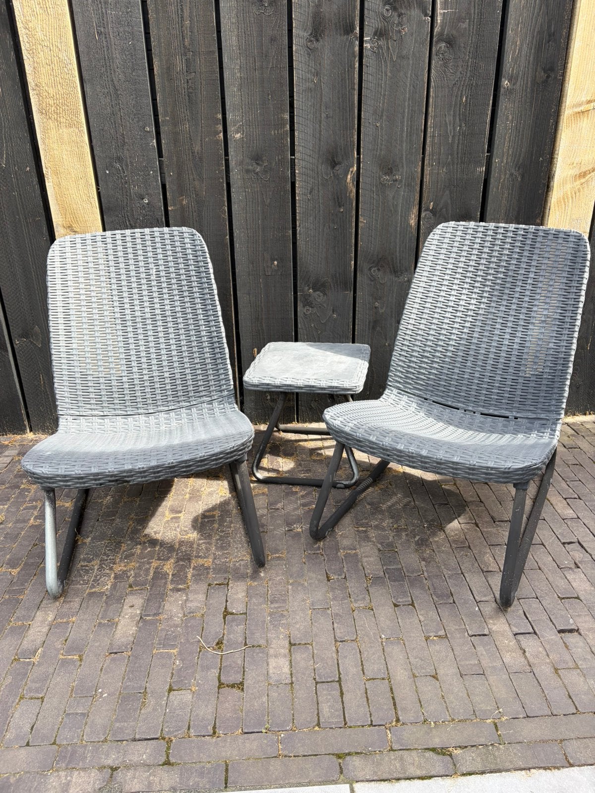 Tuinsetje zwart, Ophalen, Gebruikt
