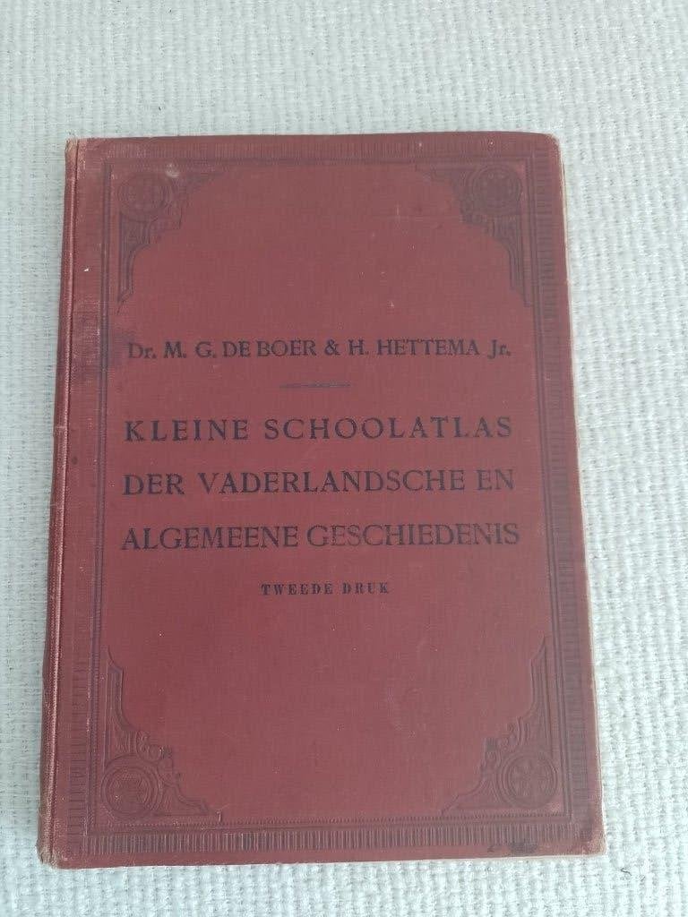 Kleine schoolatlas der vaderlandsche en algemeene gesch., Overige atlassen, Diverse auteurs, 1800 tot 2000, Nederland