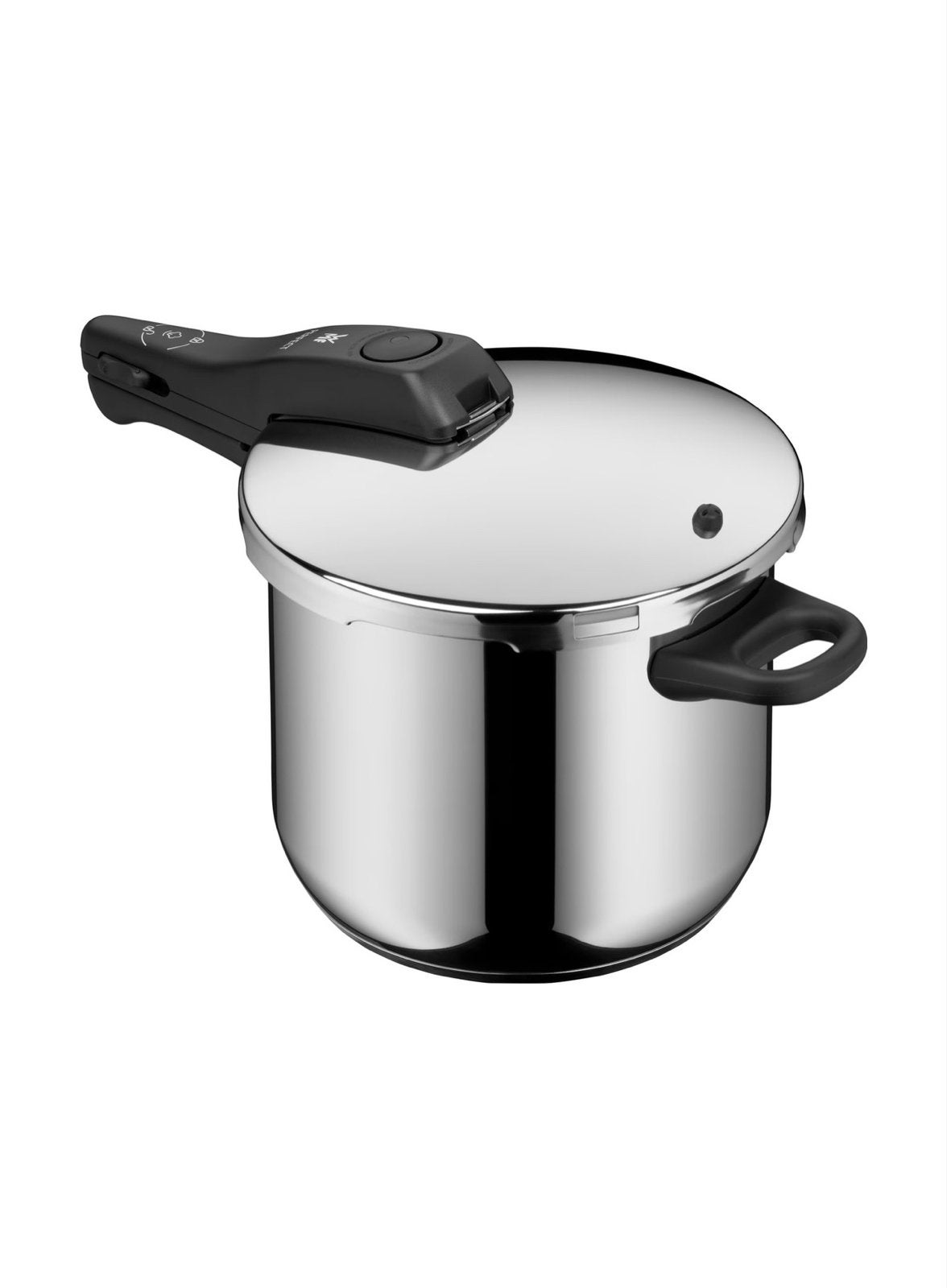 WMF Perfect Snelkookpan 6.5L - RVS, Inductie Geschikt, Snelkookpan, Nieuw, Ophalen of Verzenden, Geschikt voor inductie