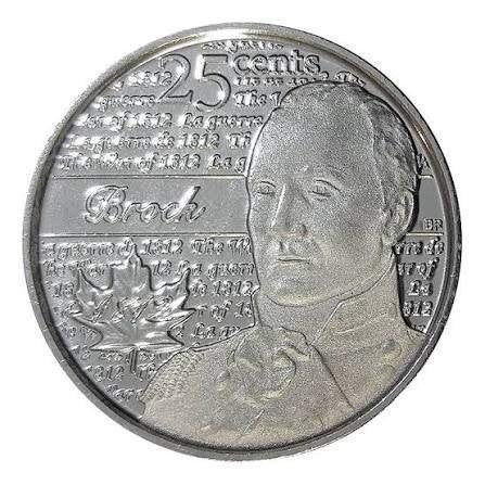 Canada - 25 cent 2012 - Major-General Sir Isaac Brock - Unc., Verzenden, Noord-Amerika, Losse munt