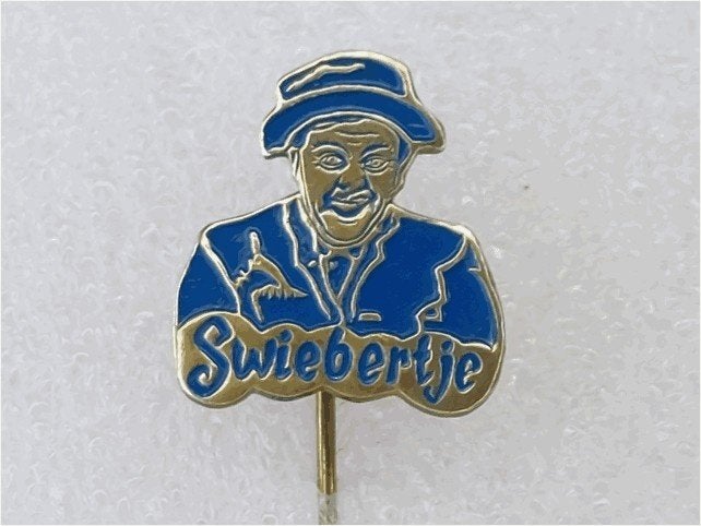 SP2062 Speldje Swiebertje blauw, Verzamelen, Speldjes, Pins en Buttons, Ophalen of Verzenden, Gebruikt, Overige onderwerpen