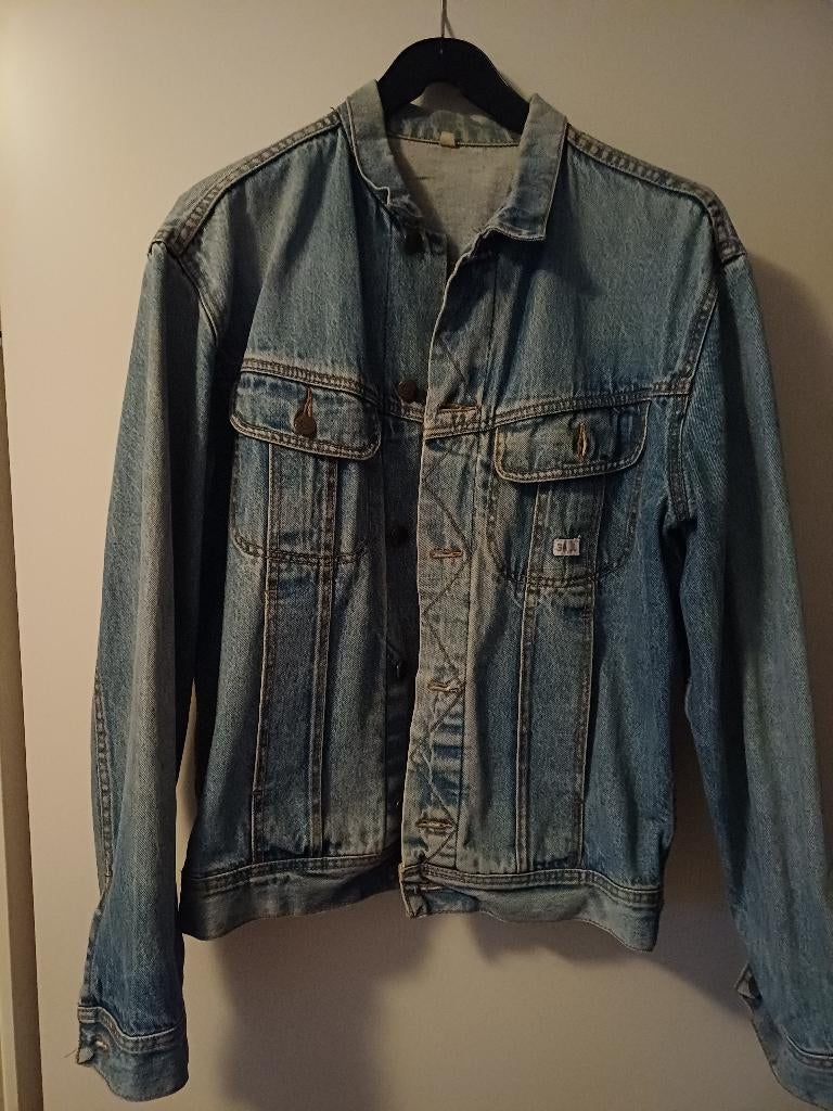 Spijkerjack Ball Vintage jaren 70 begin 80, Maat 38/40 (M), BALL, Blauw, Ophalen of Verzenden
