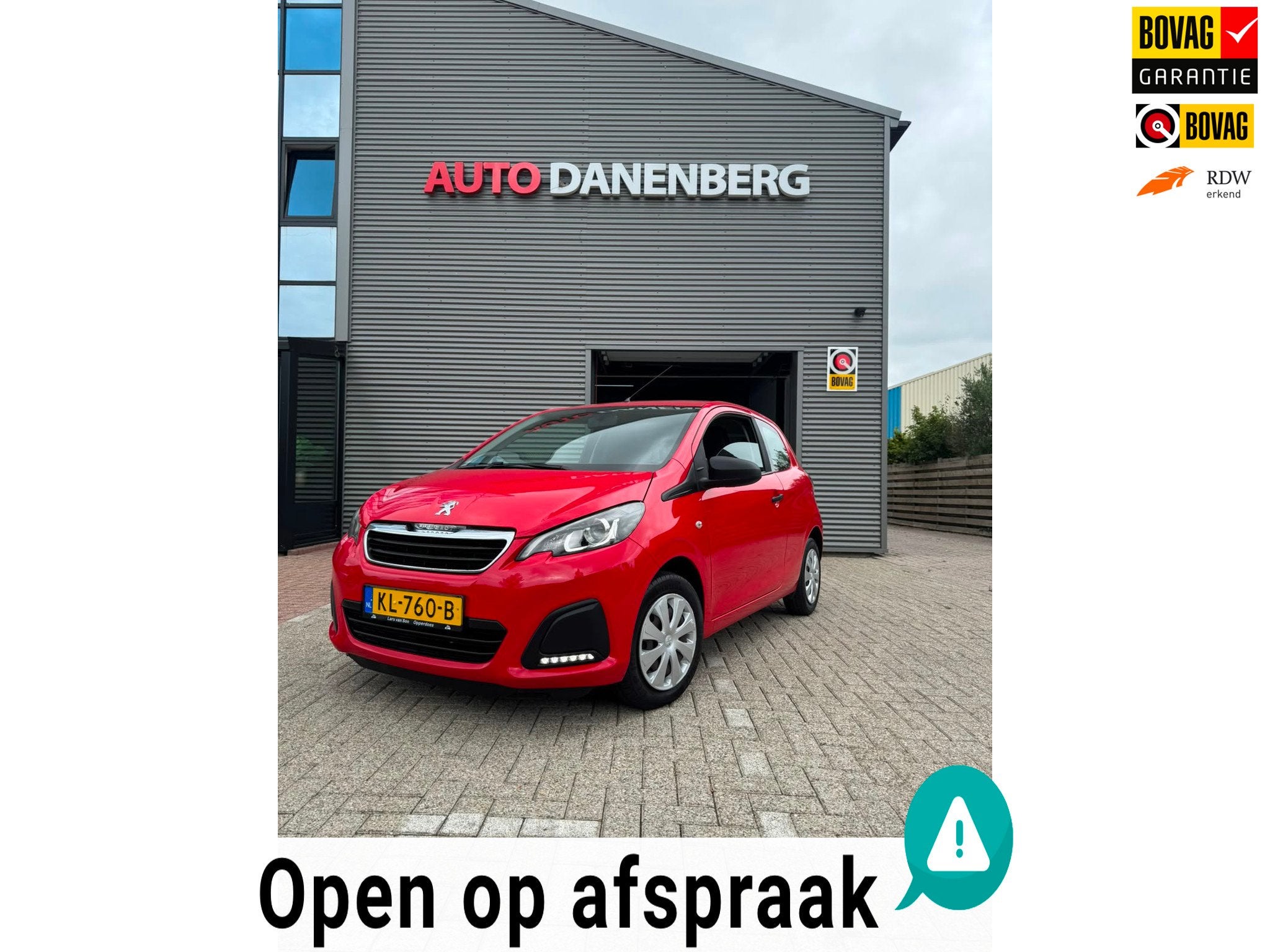 Peugeot 108 1.0 e-VTi Access Nieuwe APK, Auto's, Voorwielaandrijving, Dealer onderhouden, Stof, 4 stoelen