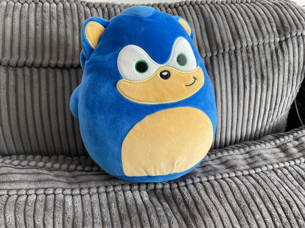 squishmallows knuffel van Sonic, Ophalen of Verzenden, Zo goed als nieuw, Overige typen
