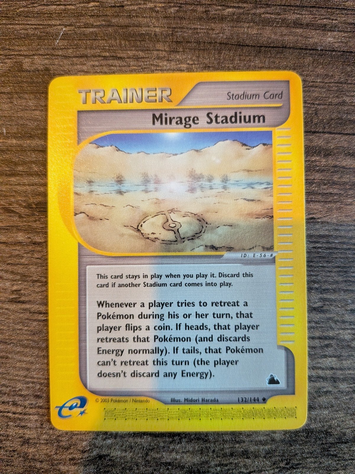 Mirage Stadium Skyridge Pokémon Kaart 132/144 (EN), Ophalen of Verzenden