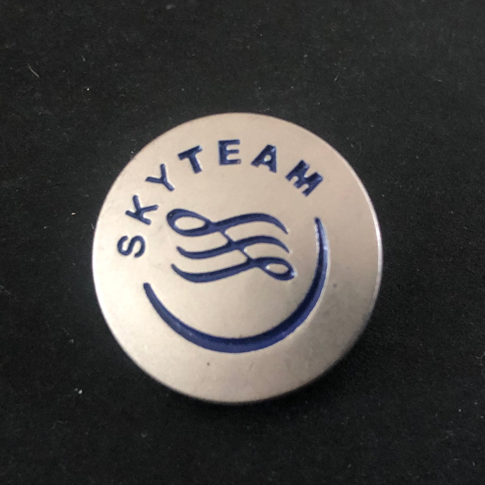 SkyTeam Speldje - Vliegtuig Alliantie Pin, Ophalen of Verzenden, Zo goed als nieuw, Transport, Speldje of Pin