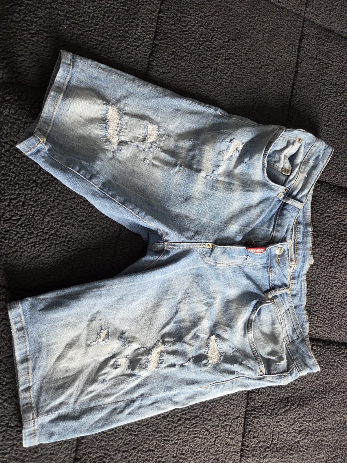 Dsquared2 spijker korte broek maat 50, Ophalen of Verzenden, Gedragen, Blauw, W33 - W34 (confectie 48/50)