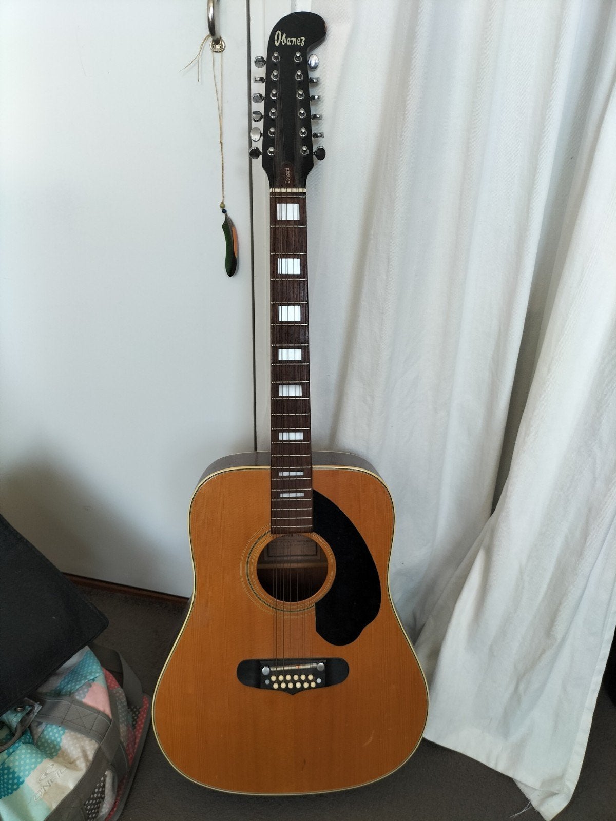 Ibanez Concord gitaar 12 snaren, Muziek en Instrumenten, Ophalen, Gebruikt, Western- of Steelstringgitaar, 12-snarig