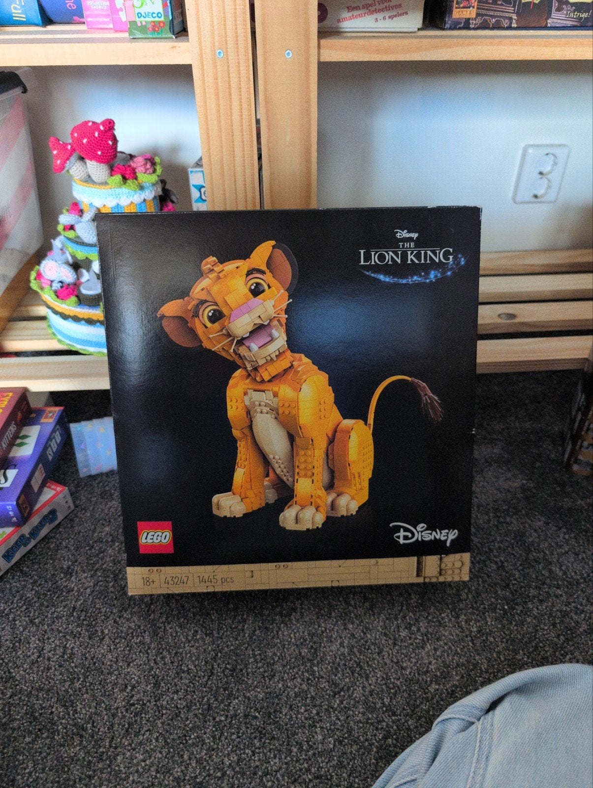 LEGO Disney The Lion King Simba 43247 (zonder boekje), Ophalen of Verzenden, Zo goed als nieuw, Overige merken
