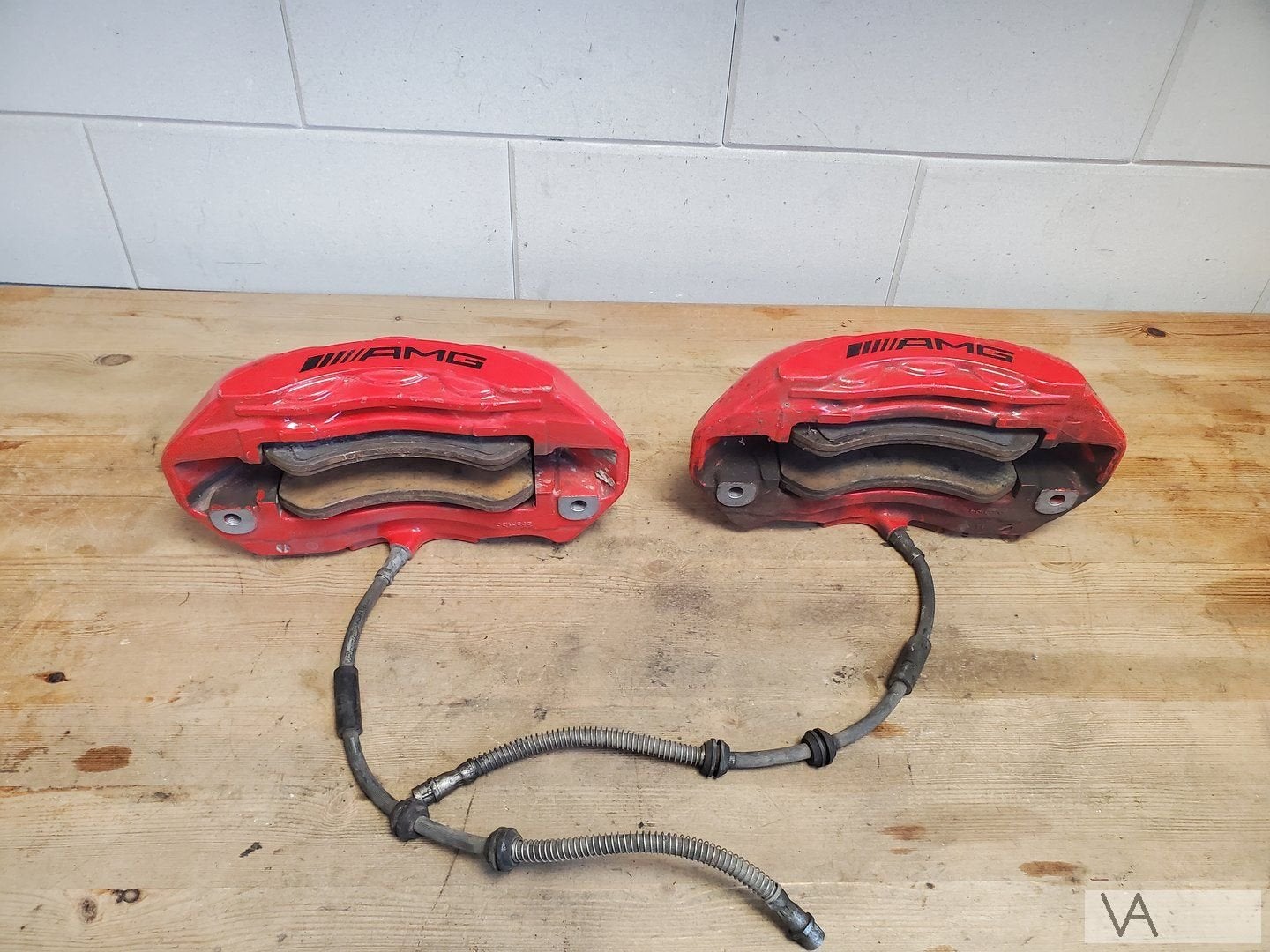Mercedes AMG set remklauwen 6 pots brembo AMG GT / GLC €700, Gebruikt, -, Ophalen of Verzenden, -