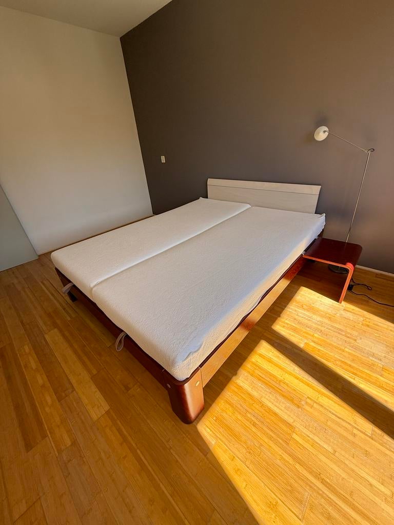 Auping Auronde bed 160x200cm met verstelbare spiralen, Ophalen, Overige kleuren, Tweepersoons, 200 cm