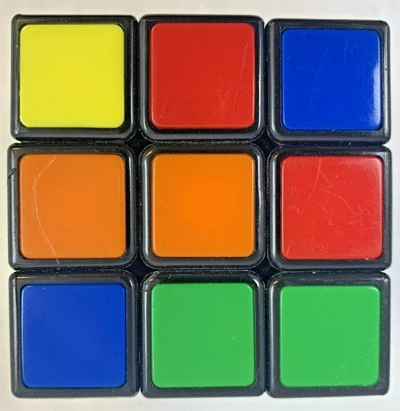 Rubik's Cube 3x3 Klassieke Puzzelkubus met gekleurde tegels, Verzenden, Minder dan 500 stukjes, Zo goed als nieuw, Rubik's of 3D-puzzel
