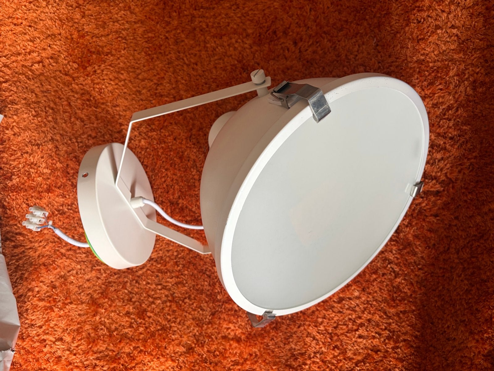 Karwei Plafondlamp Magnus - Wit, E27 fitting, Ophalen, Gebruikt, E27 (groot), Wit