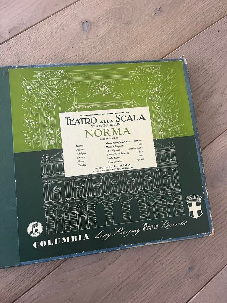 Columbia Microgroove LP - Norma - Klassieke Opera, Cd's en Dvd's, Vinyl | Klassiek, Gebruikt, Modernisme tot heden, Opera of Operette