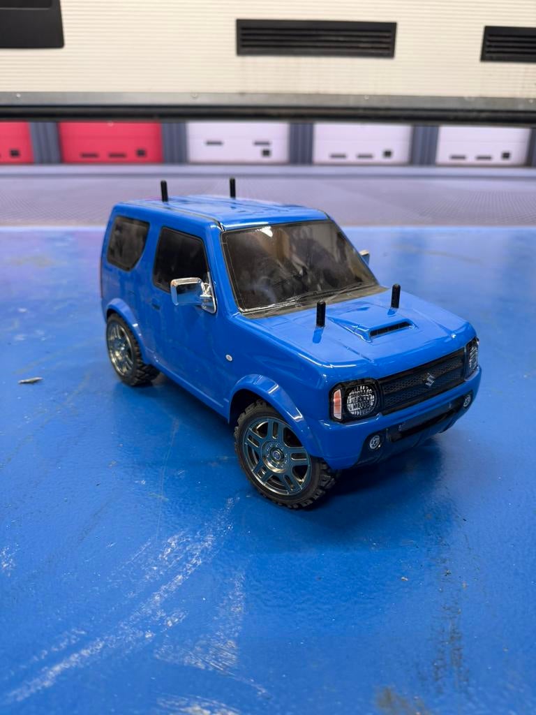 Tamiya MF-01X Suzuki Jimny, Hobby en Vrije tijd, Elektro, Auto offroad, Ophalen of Verzenden, Zo goed als nieuw