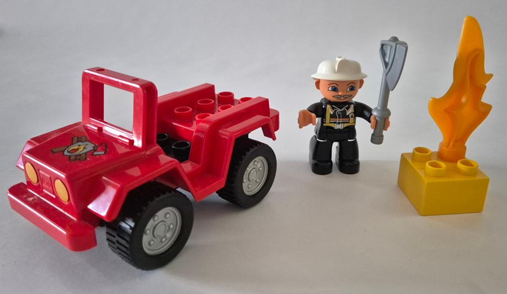 Brandweer commandant - Duplo 6169, Ophalen of Verzenden, Zo goed als nieuw, Duplo