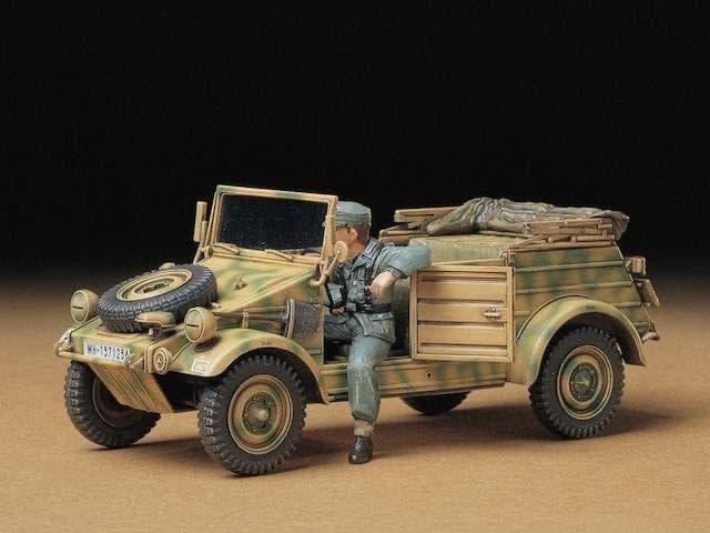 Tamiya kubelwagen met huifje 1/35 35213 TX0102, Tank, Verzenden, 1:32 tot 1:50, Nieuw