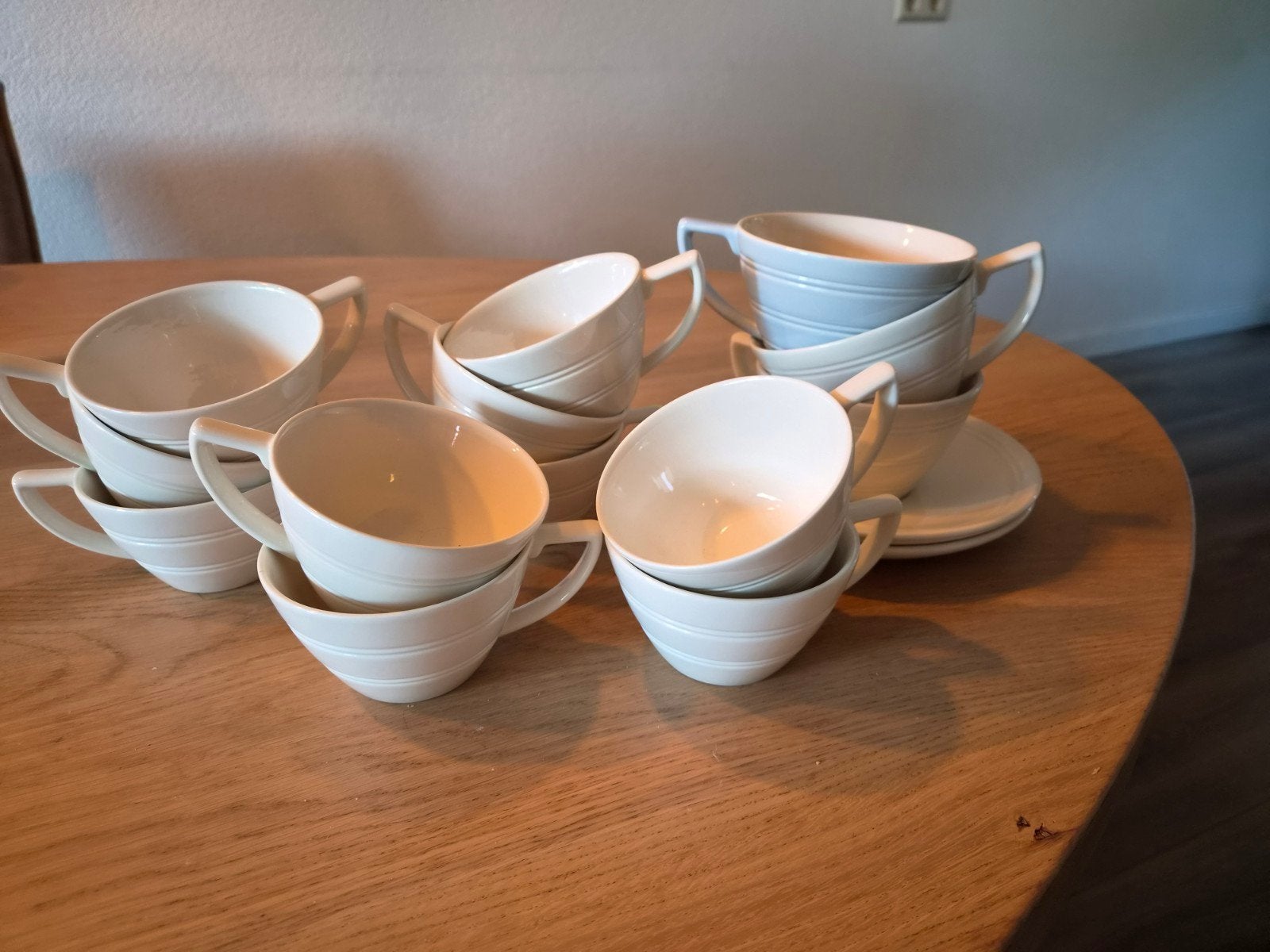 Jasper Conran  Wedgwood servies -, Ophalen, Zo goed als nieuw, Modern, Kop(pen) en/of Schotel(s)