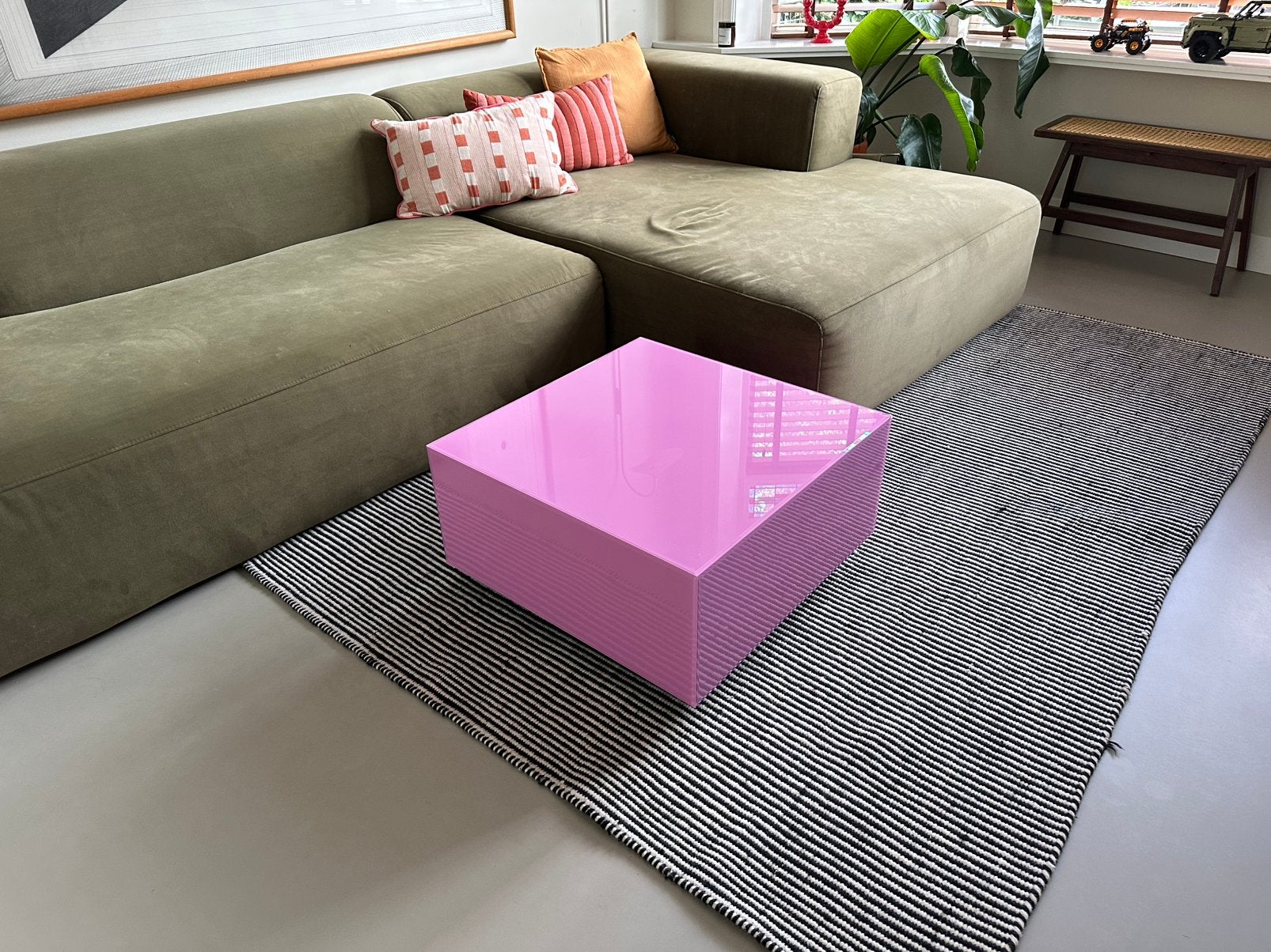 HKLiving salontafel, Ophalen, 100 tot 150 cm, 50 tot 100 cm, Zo goed als nieuw