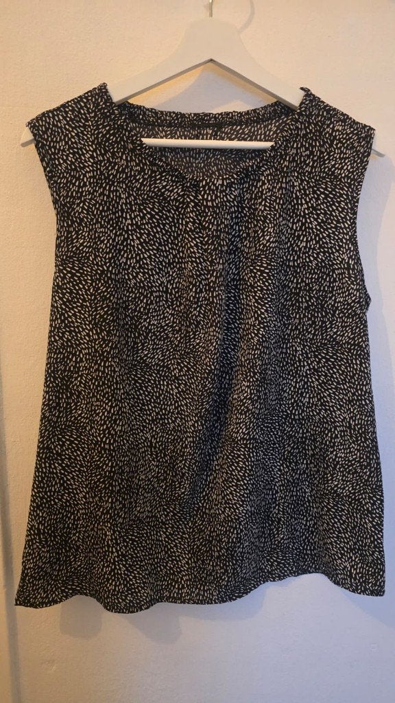 DreiMaster Klassik mouwloze top met print – Maat M, Maat 38/40 (M), Zwart, DreiMaster Klassik, Ophalen of Verzenden