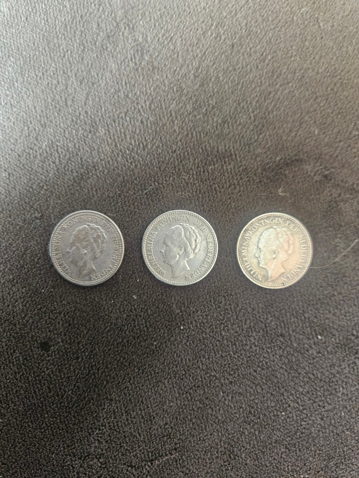 Set van 3 zilveren halve guldens Koningin Wilhelmina, Ophalen, ½ gulden, Setje, Zilver