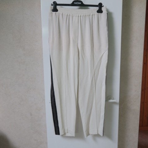 Broek off-white zijstreep elast. taille Cucinelli 42 (it 46), Overige kleuren, Brunello Cucinelli, Maat 42/44 (L), Ophalen of Verzenden