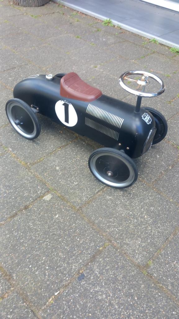 Zwarte Retro Roller Jack Loopauto, Ophalen of Verzenden, Gebruikt, Loopvoertuig