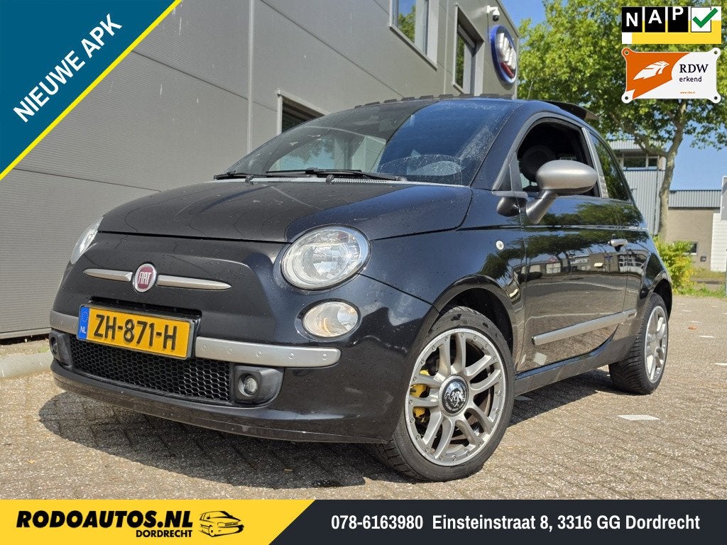 Fiat 500 1.4-16V byDiesel 101pk Pano/Airco ✅ (bj 2009), Auto's, Fiat, Euro 5, 101 pk, 31 €/maand, 4 cilinders