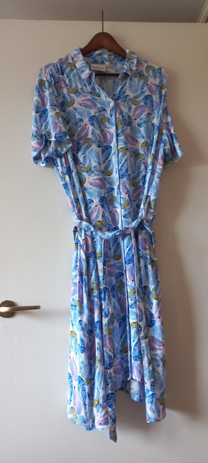 Te koop: Fabienne Chapot boyfriend dress maat 44., Kleding | Dames, Jurken, Zo goed als nieuw, Maat 42/44 (L), Blauw, Ophalen of Verzenden