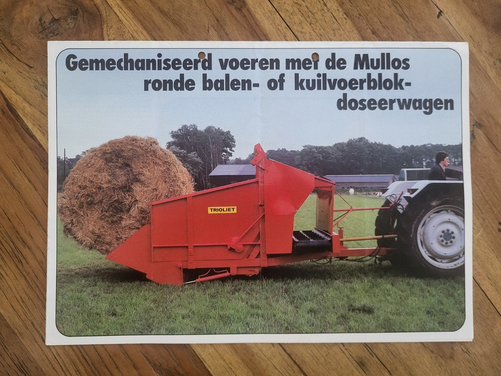 tractor folder Trioliet MULLOS kuilvoersnijder, doseerwagen, Ophalen of Verzenden