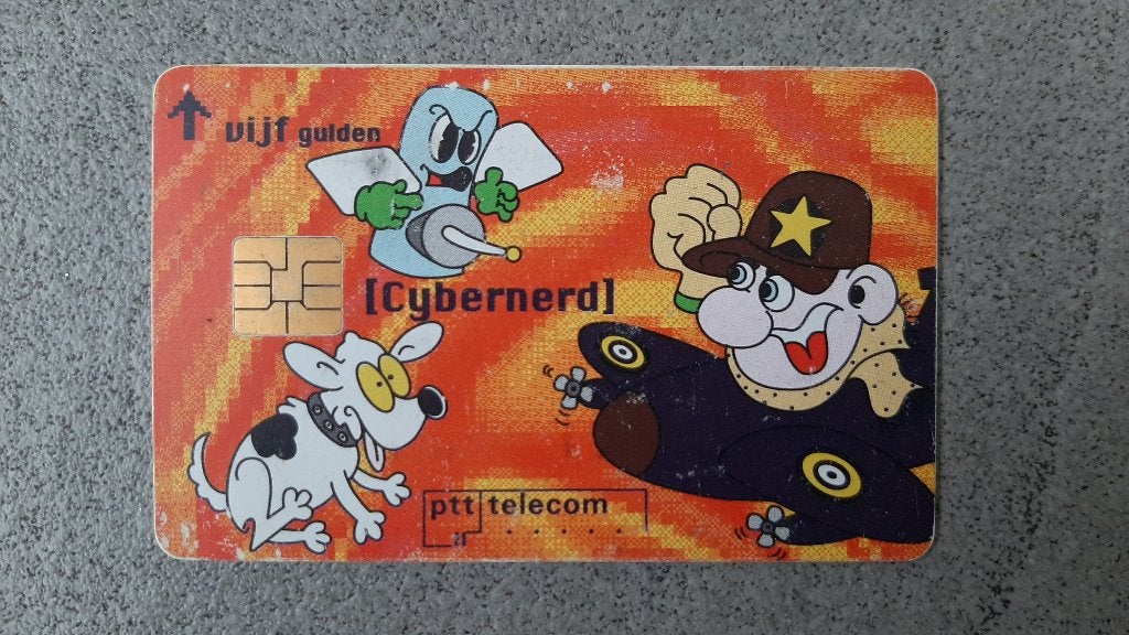 Cybernerd Chipcard ptt telecom, Ophalen of Verzenden, Nederland