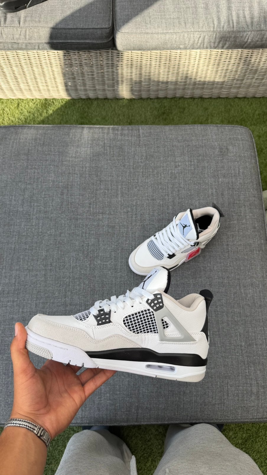 Jordan 4 Retro Military Black, Ophalen of Verzenden, Nieuw, Wit, Sneakers of Gympen