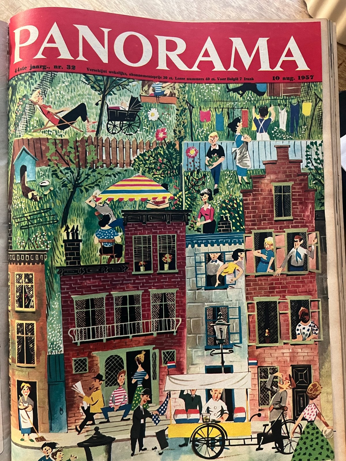 Panorama jaargang 1957 - Compleet in twee ingebonden boeken, Ophalen of Verzenden, Zo goed als nieuw, Overige typen