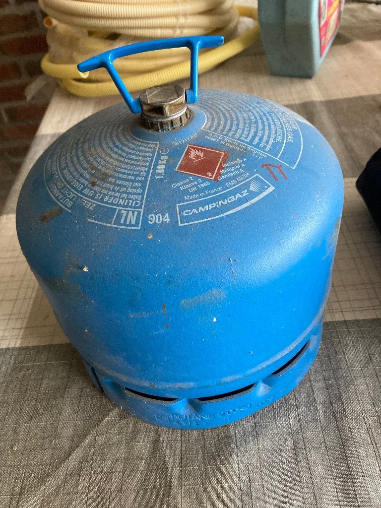 Camping gasfles 904, Caravans en Kamperen, Ophalen, Gebruikt