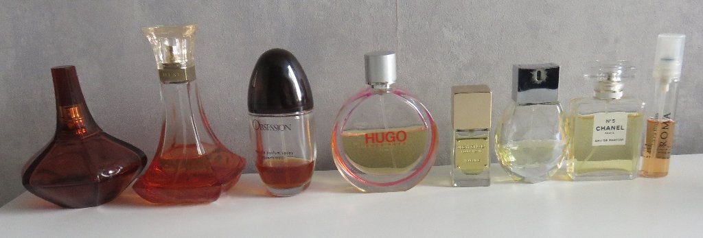 8 dure parfums aangebroken voor dames, Sieraden, Tassen en Uiterlijk, Ophalen of Verzenden, Gebruikt